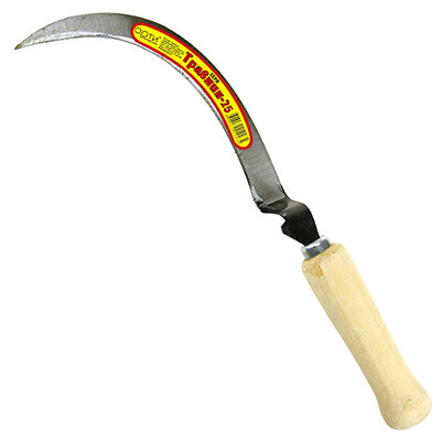 Серп Домашняя Мода "Травник № 25" 25 см, деревянная ручка 13 см