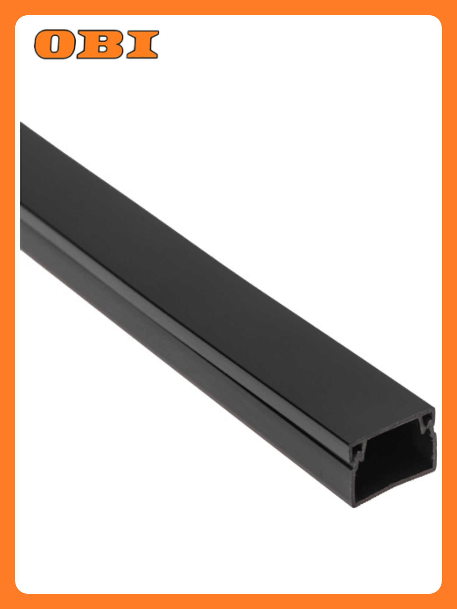 Кабель-канал REXANT 15х10 мм 2 метра упаковка черный