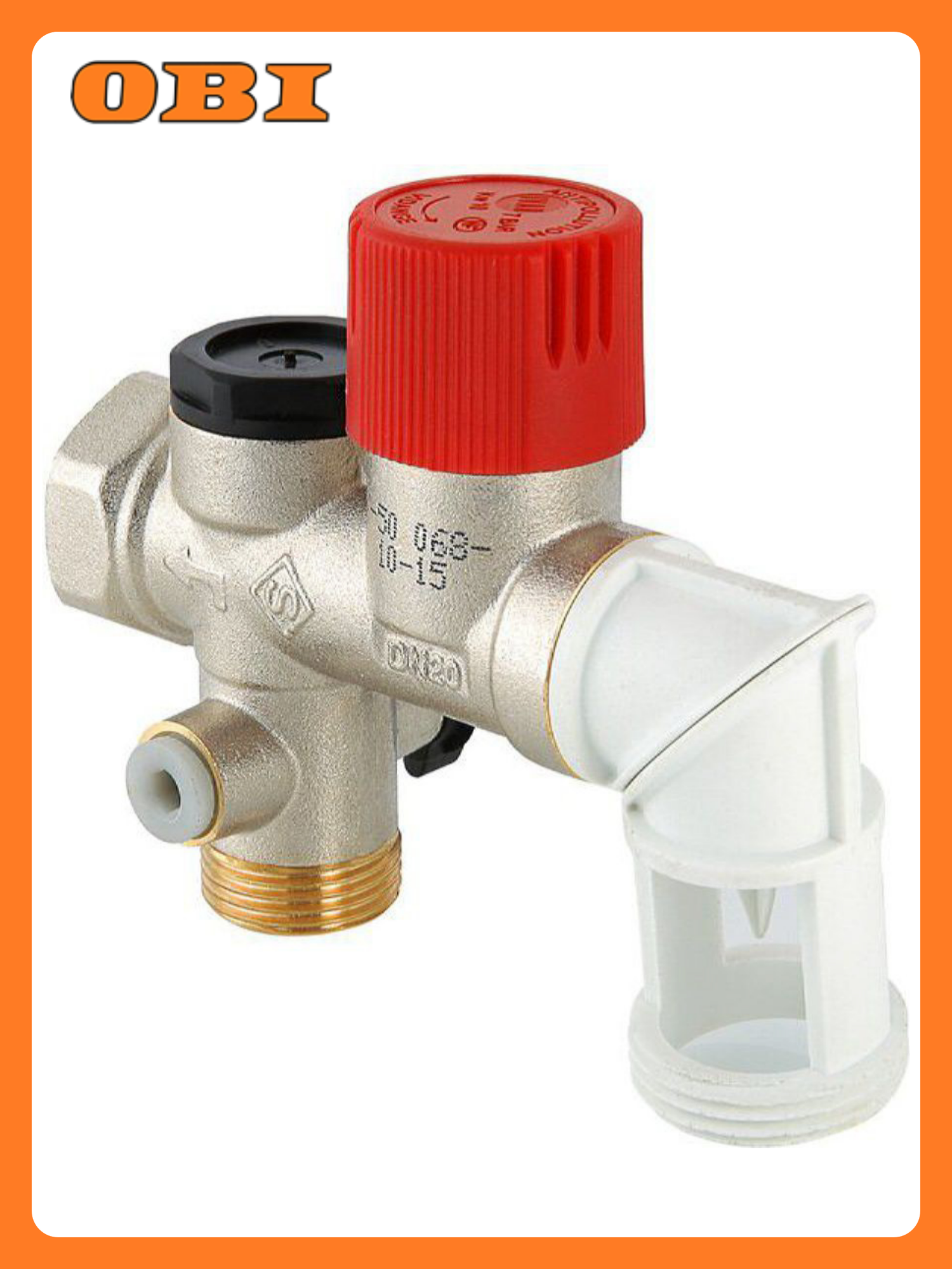 Группа безопасности бойлера VALTEC VT.461, латунь, резьбовое подключение