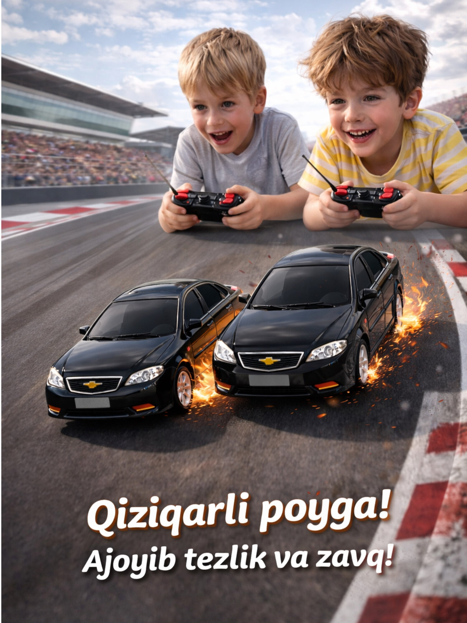 Машинка Chevrolet "Gentra", радиоуправление, открывающиеся дверцы, звук, от 6 лет — фото 1