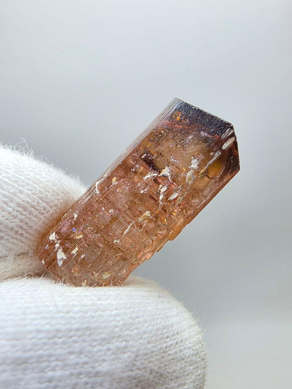 Кристалл турмалина 21 мм, 3.56 г. — фото 1