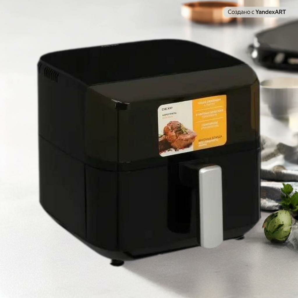 Аэрогриль DEXP AGR1504 - 1500Вт, 4л, 8 программ, таймер, установка температуры