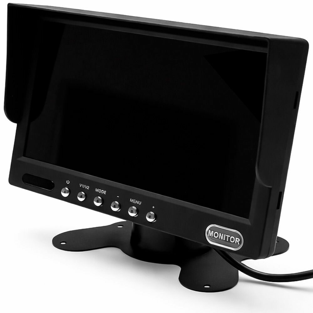 Монитор автомобильный 7 дюймов Ps-Link PS-M01 для транспортных видеорегистраторов / подключение GX12 для систем MDVR