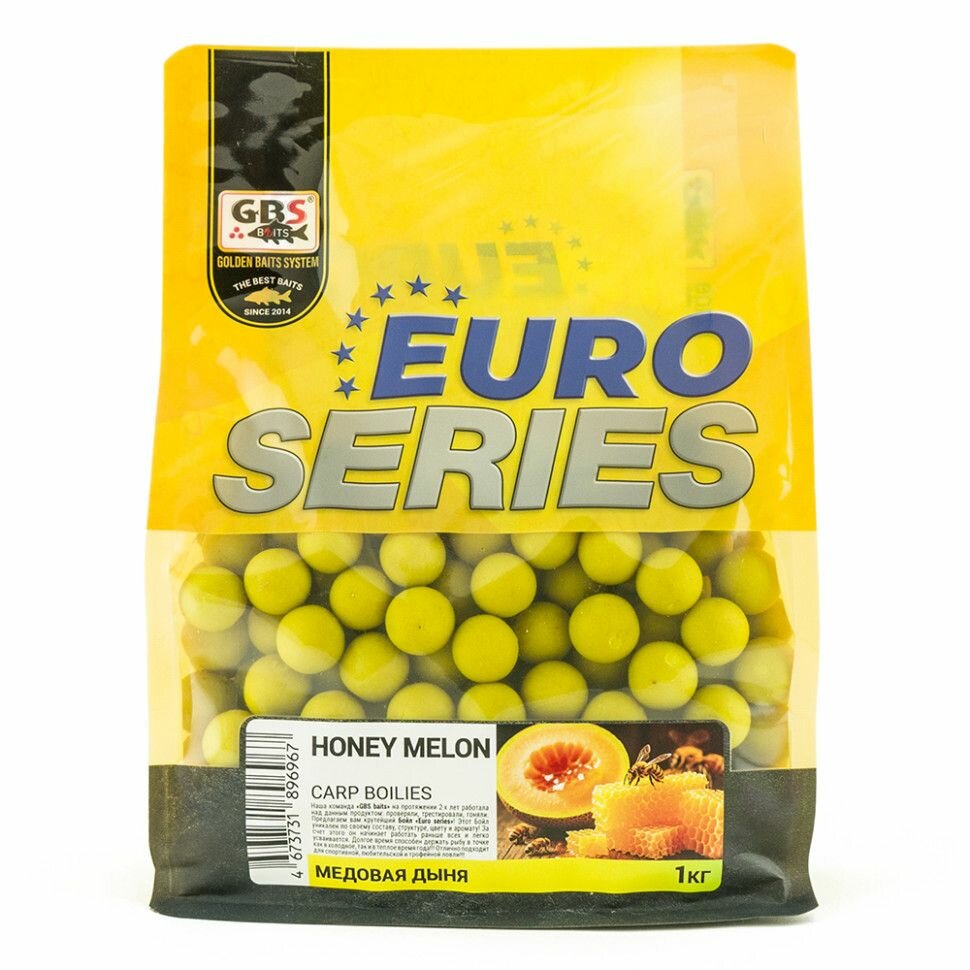 Бойлы GBS евро серия Honey Melon Медовая Дыня 20мм 1кг
