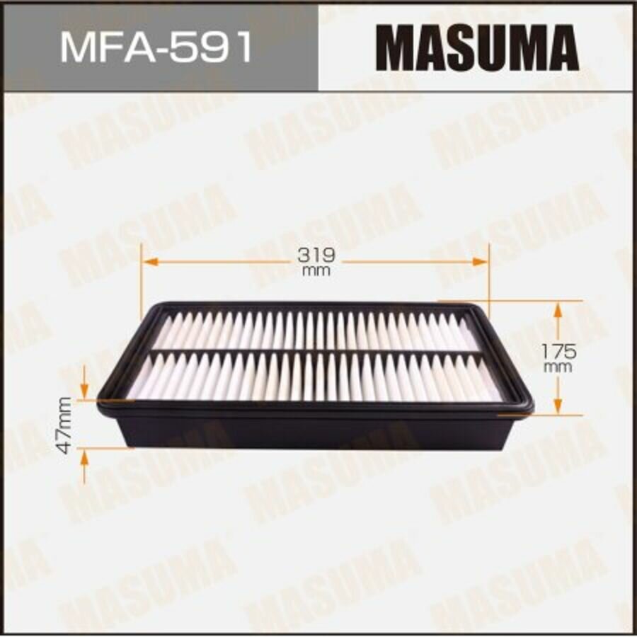 Фильтр Воздушный Mazda 626, Mpv 2.0 1998 - (Masuma MFA-591)