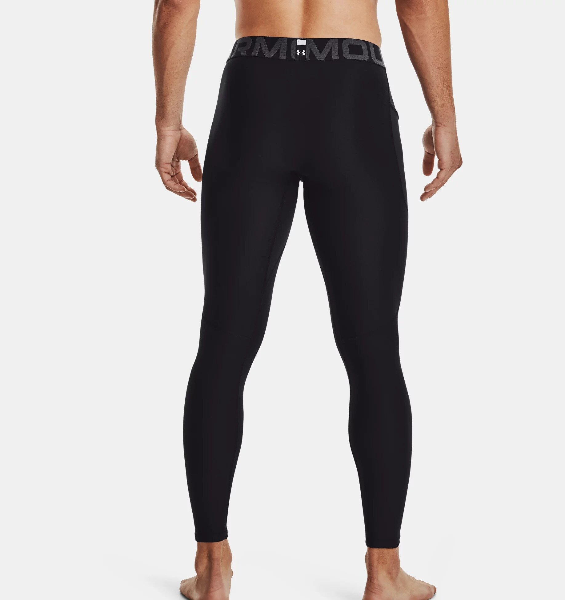 Легинсы спортивные Under Armour, размер L, черный — фото 1