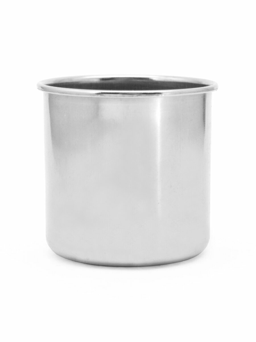 фото Стаканчик из нержавеющей стали расскладывающийся, 60 мл, цвет серебристый