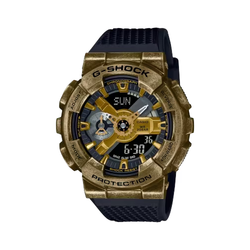 фото Наручные часы casio g-shock gm-110vg-1a9, золотой, мультиколор