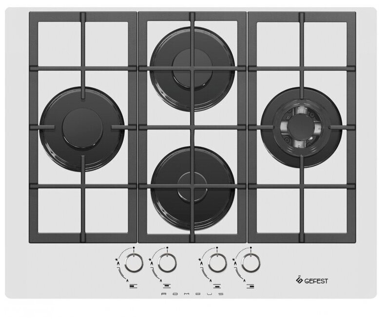 газовая варочная панель GEFEST ПВГ 2231-02 Р12 - фотография № 4