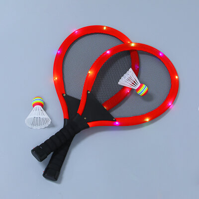 фото Silapro набор бадминтона (ракетка 9led h55см 3хlr44-2шт, волан led- 1шт, волан-1шт.)