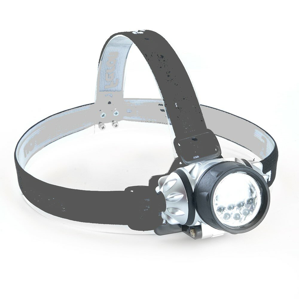 фото Фонарь налобный на батарейках 3*AAA, 3W 14LEDs IP44 пластик