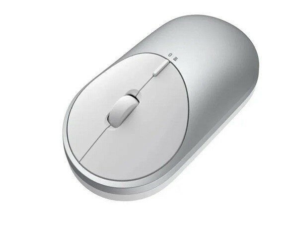 Компьютерная мышь Xiaomi Portable Mouse 2, серебро, BXSBMW02
