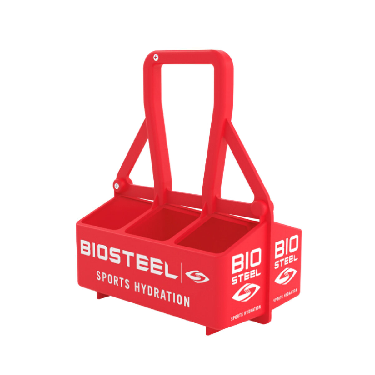 Переноска для бутылок BioSteel Team, пластик, 30х22х43 см, до 6 штук