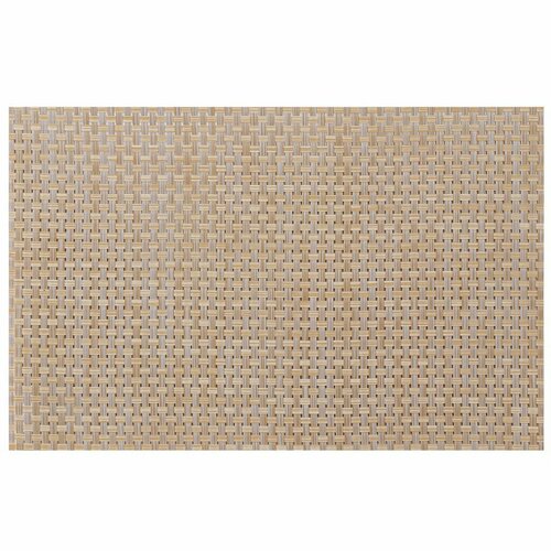 Салфетка для стола полимер 45х30 см прямоугольная бежевая Плетенка Y4-3315 488₽