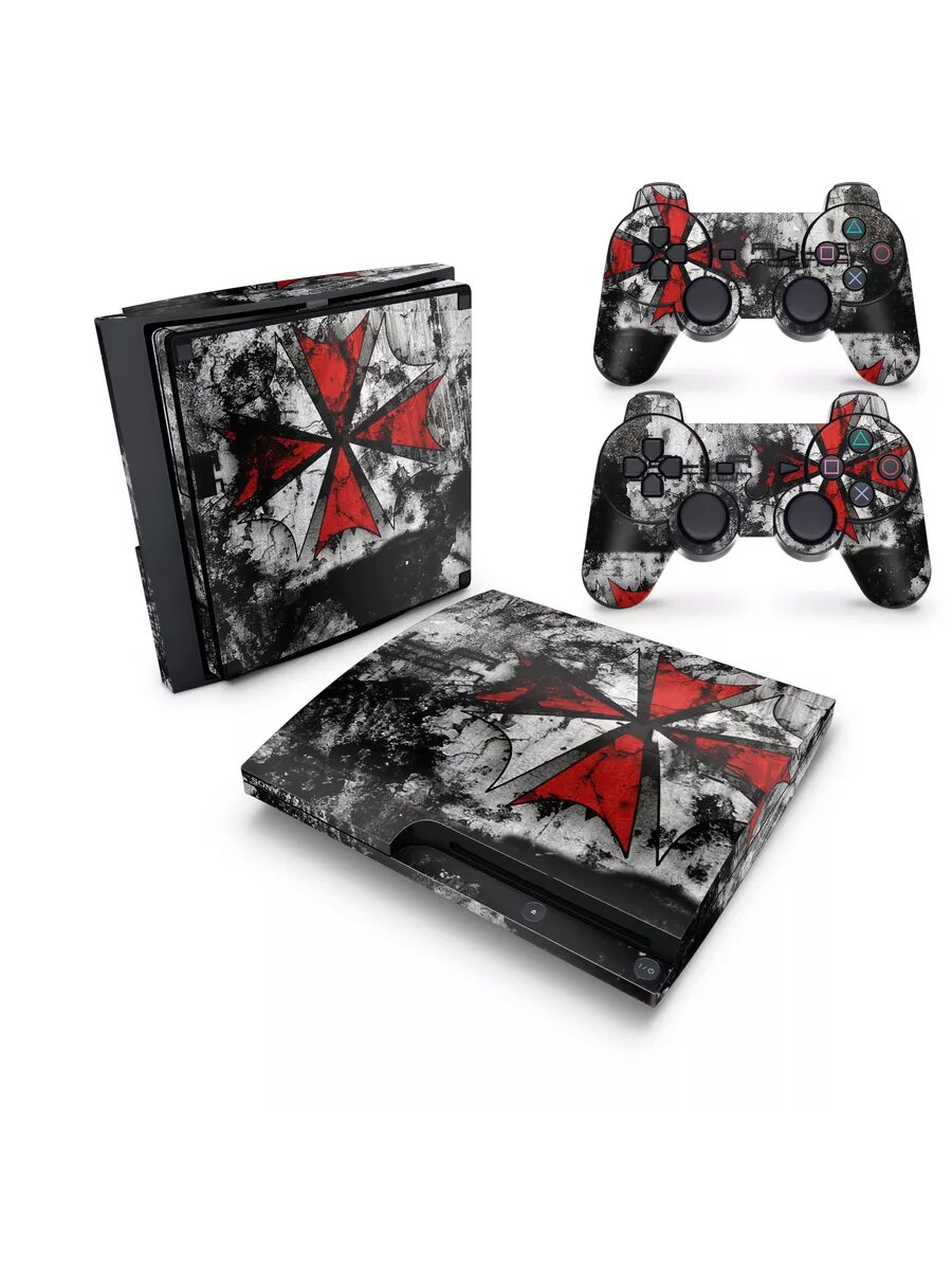 Наклейка защитная для приставки Sony PlayStation 3 SLIM
