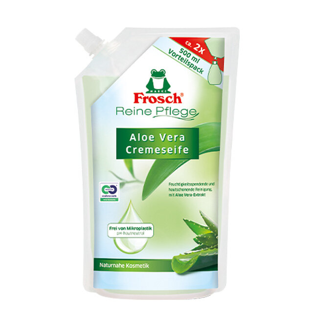Фрош ухаживающее мыло для рук Алое Вера (запасная упаковка) 500 мл