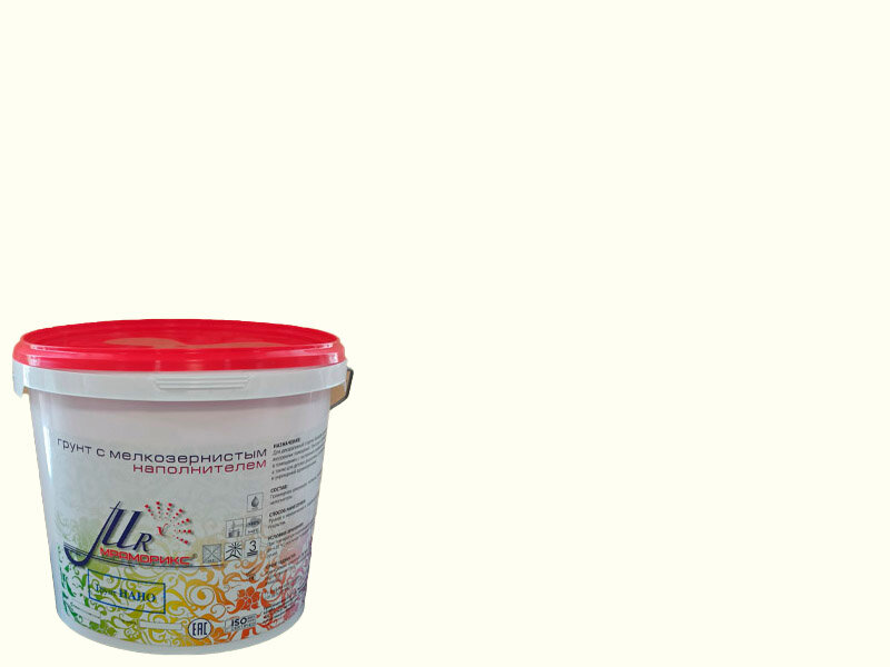 Грунт ВД АК с Мелкозернистым наполнителем Мраморикс  нано под ДП  Белый  7кг