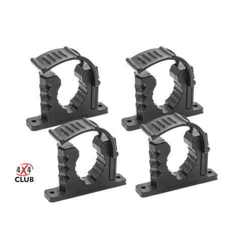 Крепление лопаты. Комплект 4 шт. Материал полиуретан. Диаметр закрепляемого предмета 25-35 мм