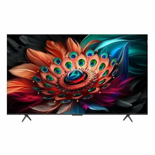 55 Телевизор TCL 55C655-CN QLED 4K Ultra HD черный смарт ТВ Google TV 5556700₽