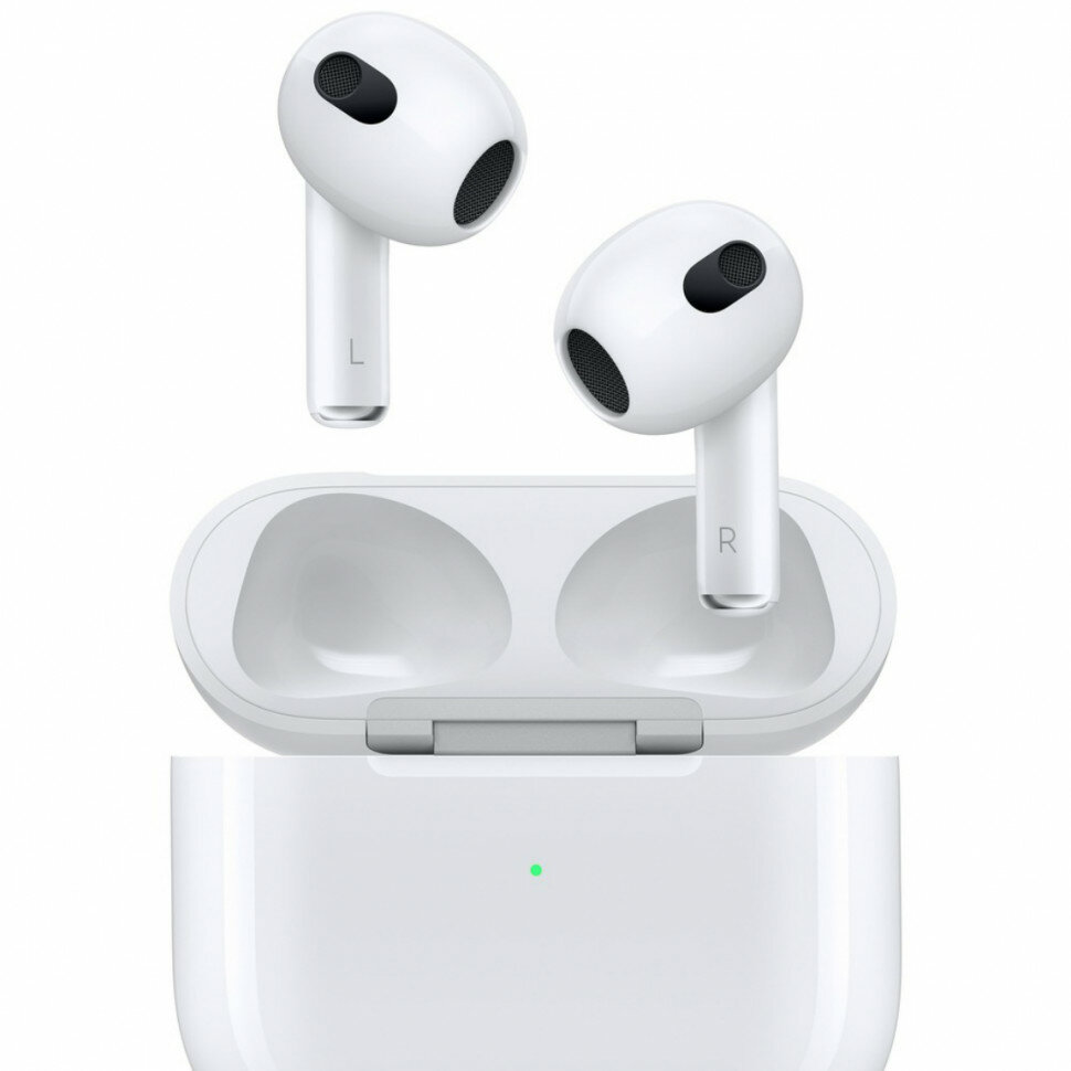 Беспроводные наушники Apple AirPods 3 Lightning Charging Case, белый