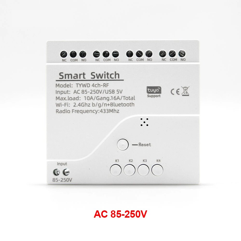 Scimagic-RC 4-канальный WiFi релейный модуль Tuya