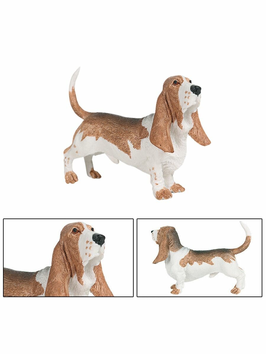 Фигурка собака Бассет-хаунд / Фигурка игрушка — фото 1