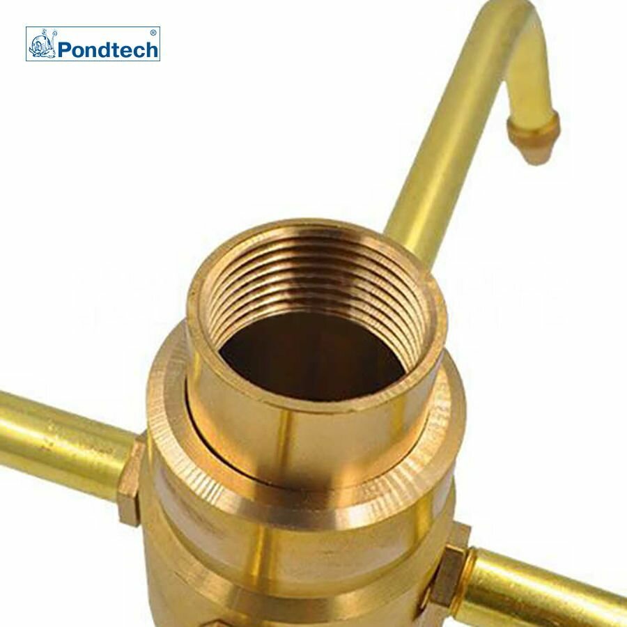 Фонтанная насадка Pondtech SE 25, ротационная, регулируемая, латунь — фото 1