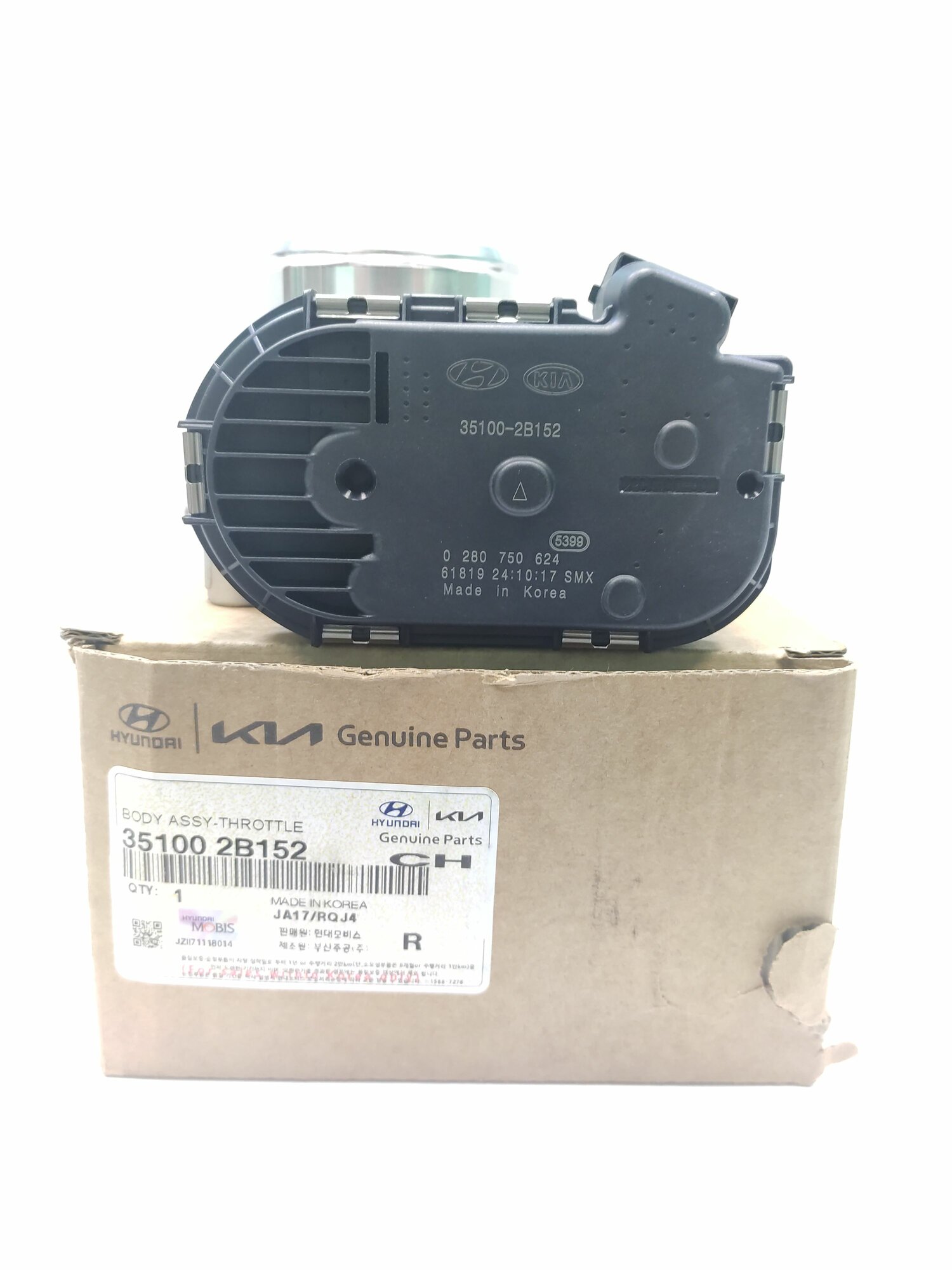 Дроссельная заслонка 351002B152 Hyundai/Kia