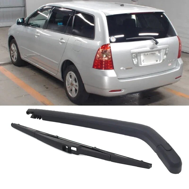 Щетка и рычаг заднего стеклоочистителя автомобиля для Toyota Corolla Fielder 2000-2006, аксессуары для заднего стекла автомобиля