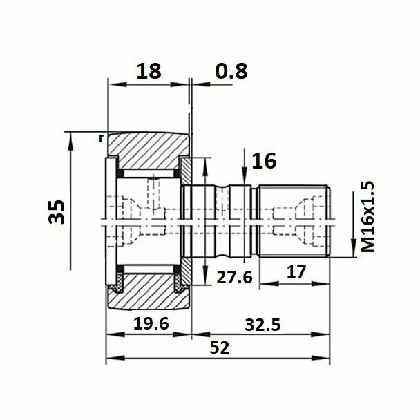 Опорный ролик KR22PP ZHLRU — фото 1