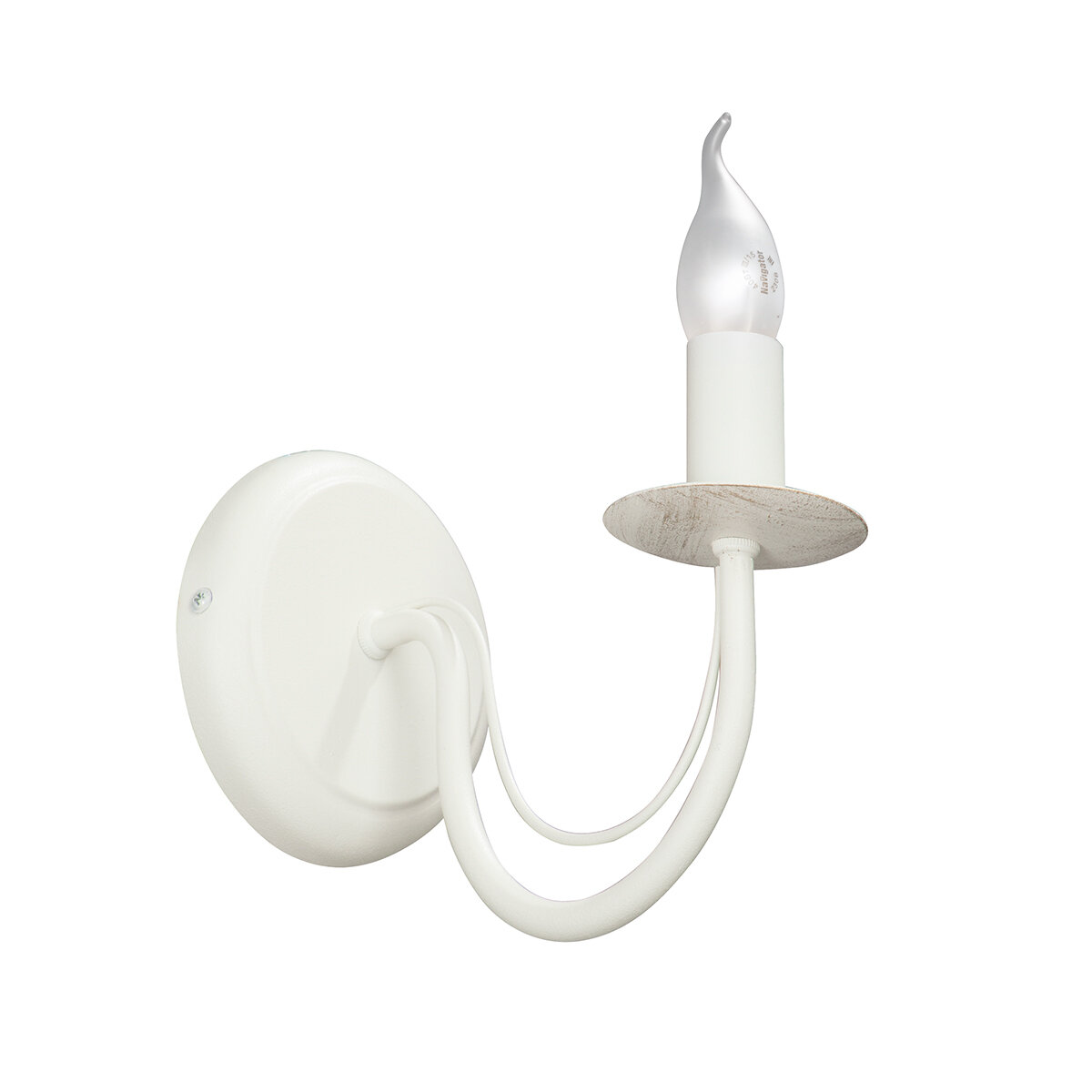 Бра настенный светильник Vitaluce V3714-3/1A  1 лампа 3м2 Е14 60Вт цвет бежевый матовый.