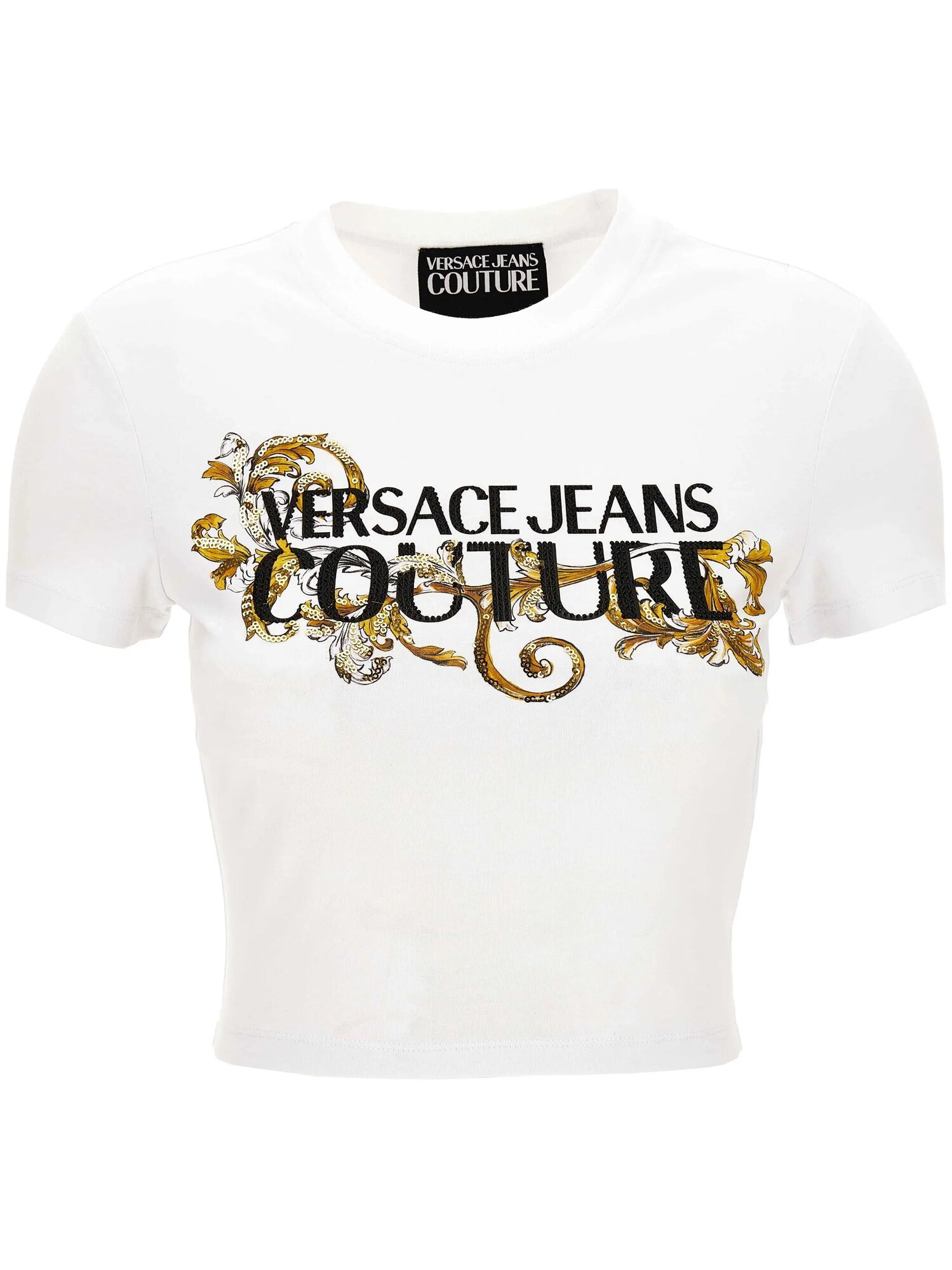 Футболка Versace Jeans Couture, размер XXS, белый