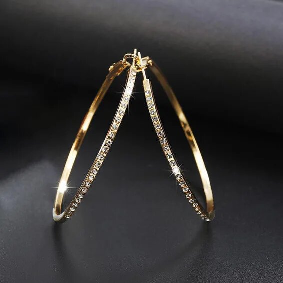 Серьги, gold