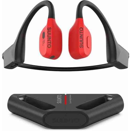 Suunto Wing Kit с костной проводимостью звука, черный - красный