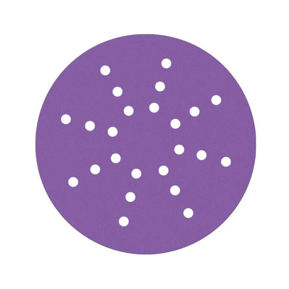 Диск шлифовальный КМ Purple d225 мм Р180 на липучку бумажная основа (5 шт.)