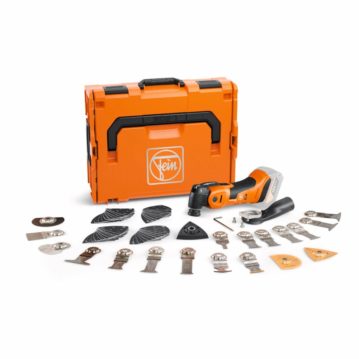 Аккумуляторный реноватор Fein MULTIMASTER AMM 700 Max Top AS Solo с аксессуарами в L-BOXX