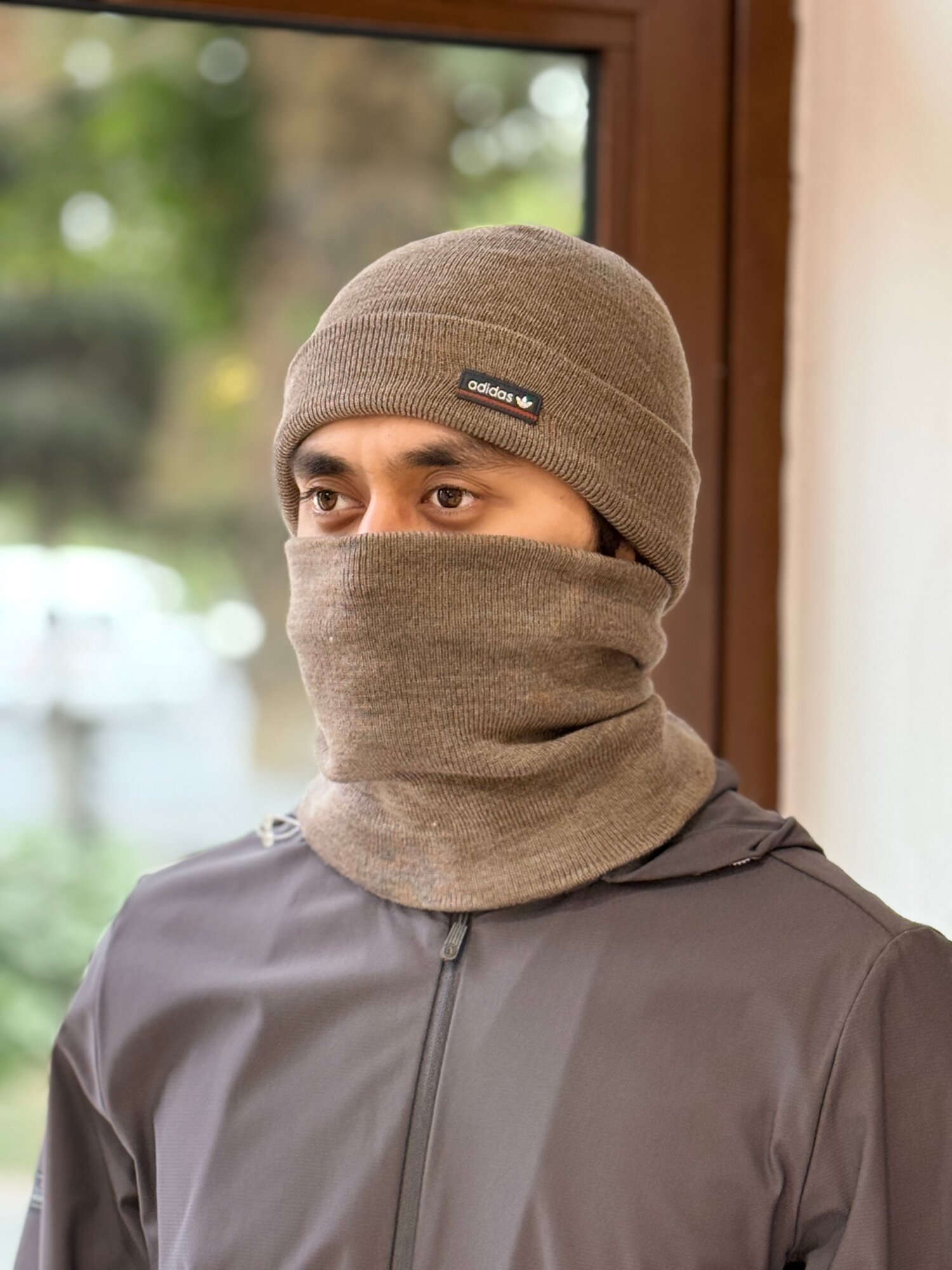 Шапка для мальчиков и мужчин, размер freesize, хаки — фото 1