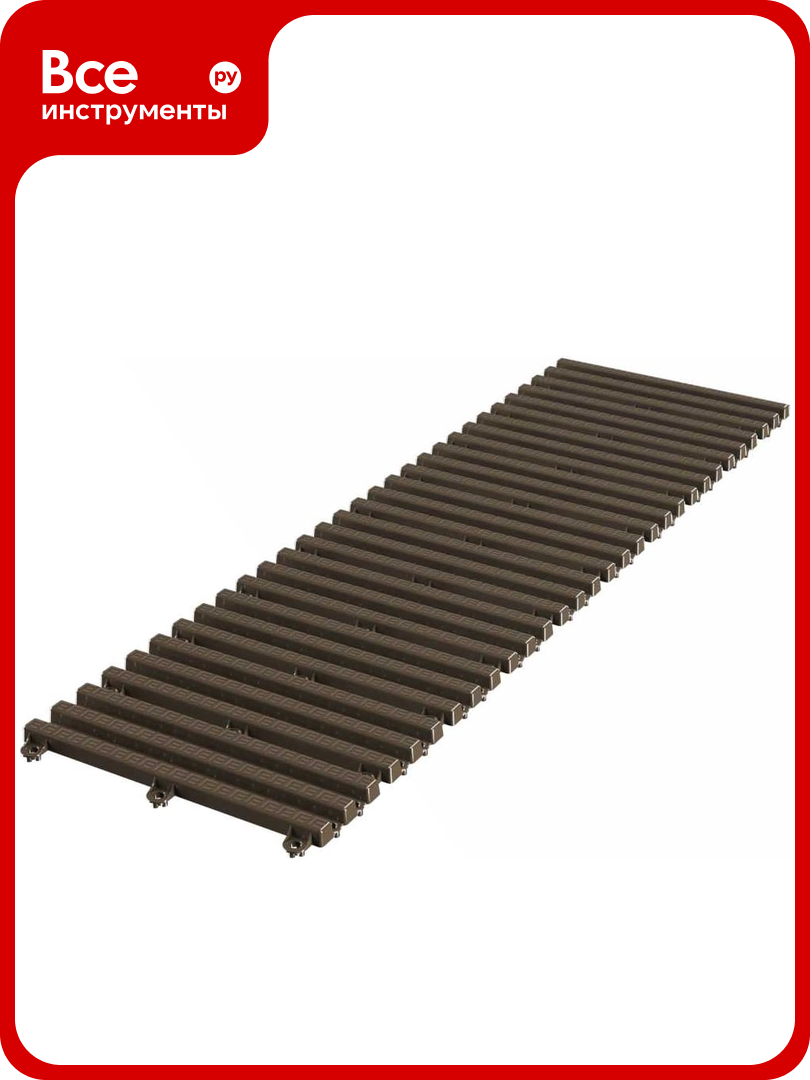 Садовая дорожка Еврогрядка 300x1000 цвет терракот EGDOR30x100tr