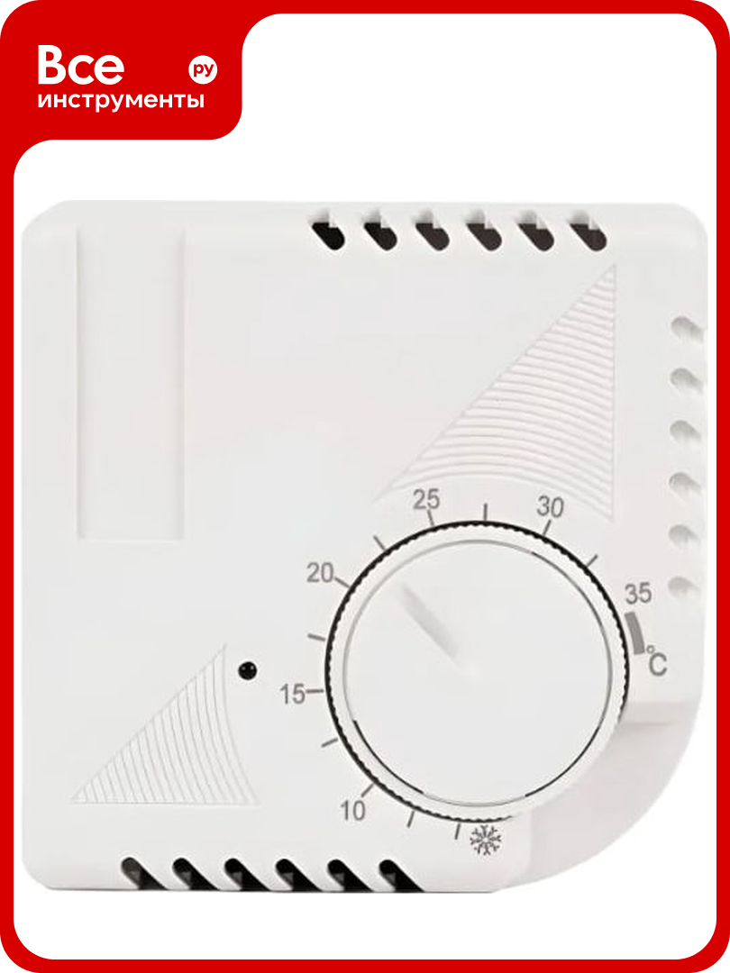 Механический терморегулятор ELDEV настенный (накладной) 16а EF1