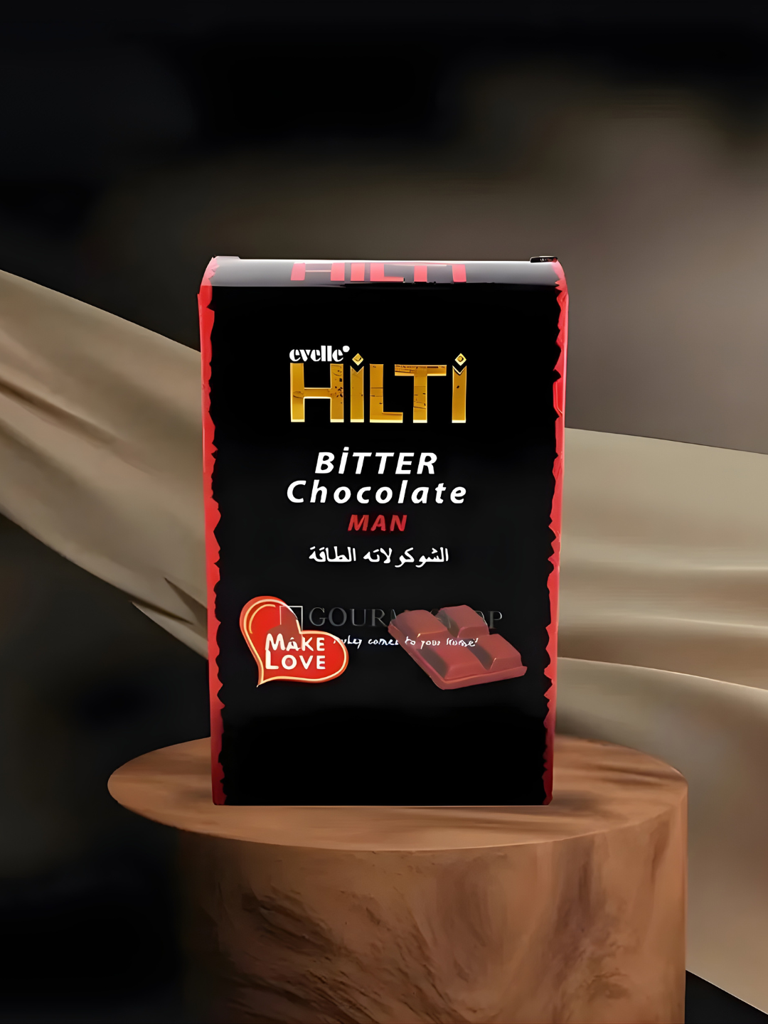 Хильти Мужской темный шоколад Турецкий шоколад для мужчин Hilti bitter chocolate Man! 12 шт