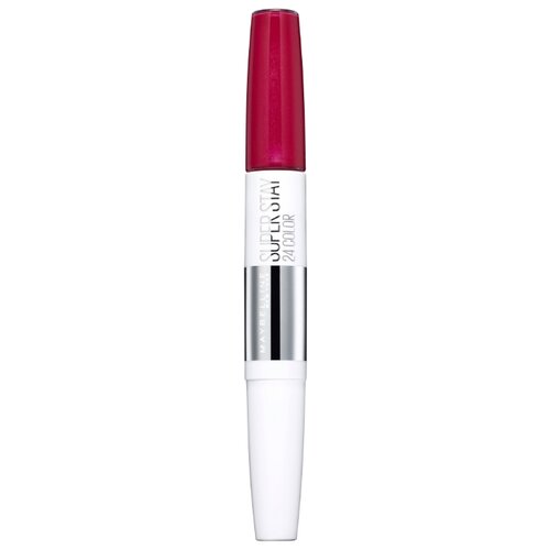 фото Maybelline Super Stay 24H Color жидкая помада для губ стойкая, оттенок 195, Rasberry, малиновый