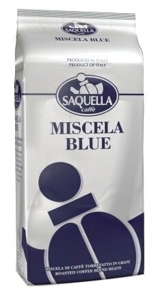 Кофе в зернах Saquella miscela blue 1 кг - фото №1