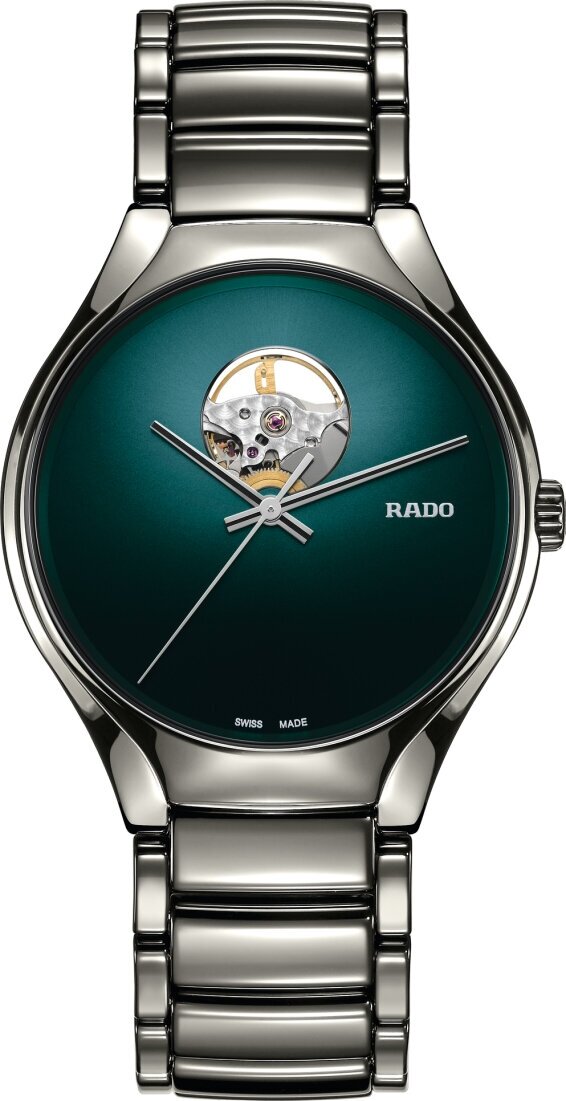 Наручные часы RADO, зеленый, серебряный