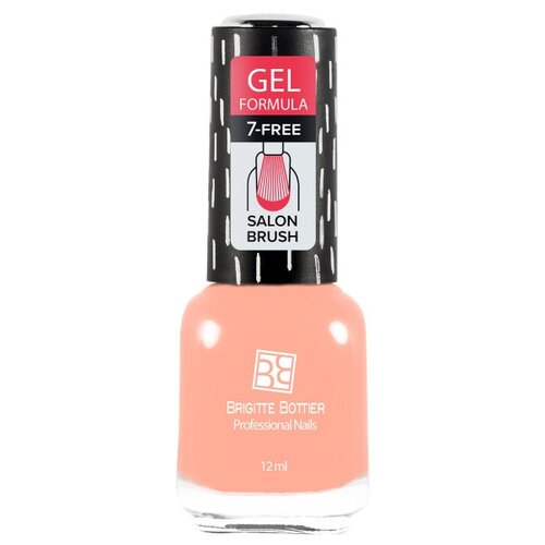 Купить Brigitte Bottier Лак для ногтей Gel Formula, 12 мл, тон 24 пастельно розовый, лак
