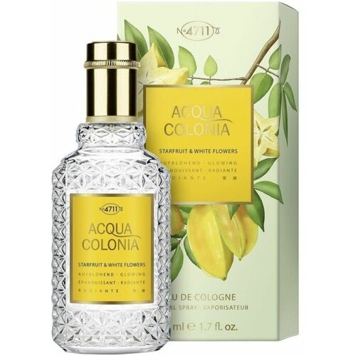 4711 одеколон Aqua Colonia Starfruit & White Flowers 50 мл 4711 парфюмерная вода acqua colonia lemon