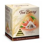 Чай черный TeaBerry Сладкий грейпфрут в пирамидках - изображение