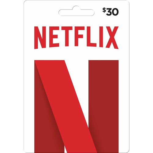 Карта пополнения Netflix Gift Card США номинал 30 USD код пополнения spotify сша номинал 10 usd gift card 10$ usa