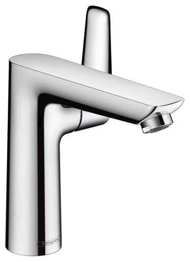 Смеситель для раковины (умывальника) hansgrohe Talis E 71755000 серебристый