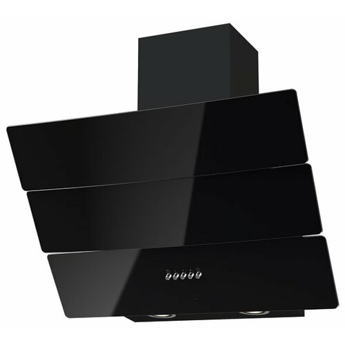 Вытяжка кухонная KRONA INGA 600 black push button черная 1149000₽