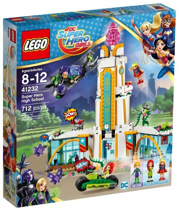 Конструктор LEGO DC Super Hero Girls 41232 Школа Супергероев, 712 дет.